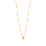 Anne Mini initial pendant Gold - B