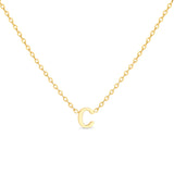 Anne Mini initial pendant Gold - C