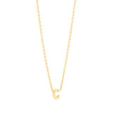 Anne Mini initial pendant Gold - C