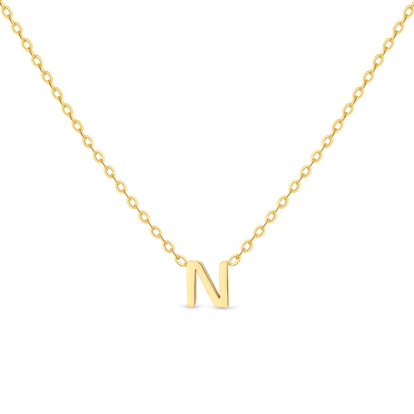 Anne Mini initial pendant Gold - N