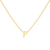 Anne Mini initial pendant Gold - P