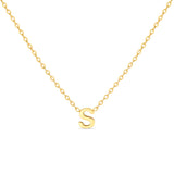 Anne Mini initial pendant Gold - S