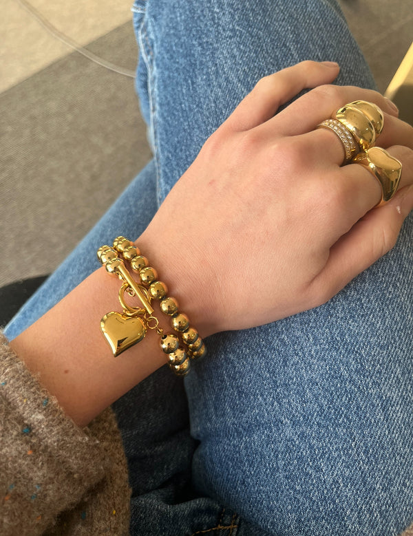 Matilda Love Bracelet Gold