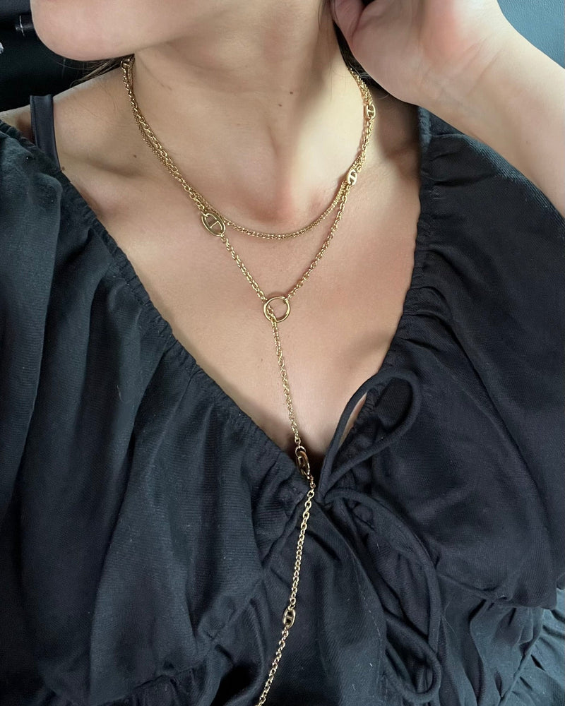 Scarlett Necklace Multi Gold