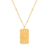 SUN NECKLACE - GOLD