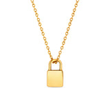PADLOCK NECKLACE - GOLD