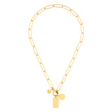 TAB NECKLACE - GOLD