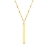 VERTICAL PENDANT - GOLD