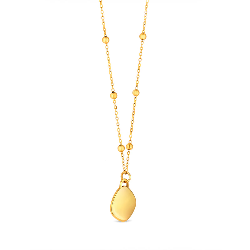 PEBBLE NECKLACE - GOLD