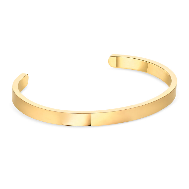 SINGLE CUFF BANGLE - GOLD