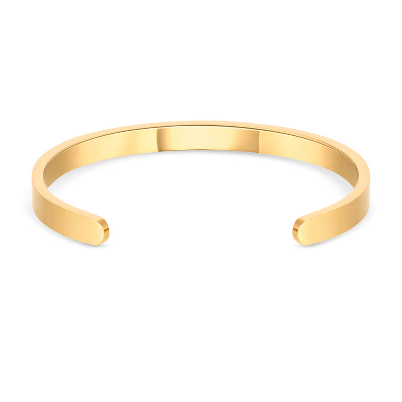 SINGLE CUFF BANGLE - GOLD