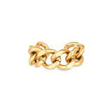 CHAINS RING - GOLD, SIZE 7