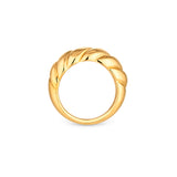 BUN RING - GOLD, SIZE 7