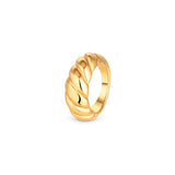 BUN RING - GOLD, SIZE 7