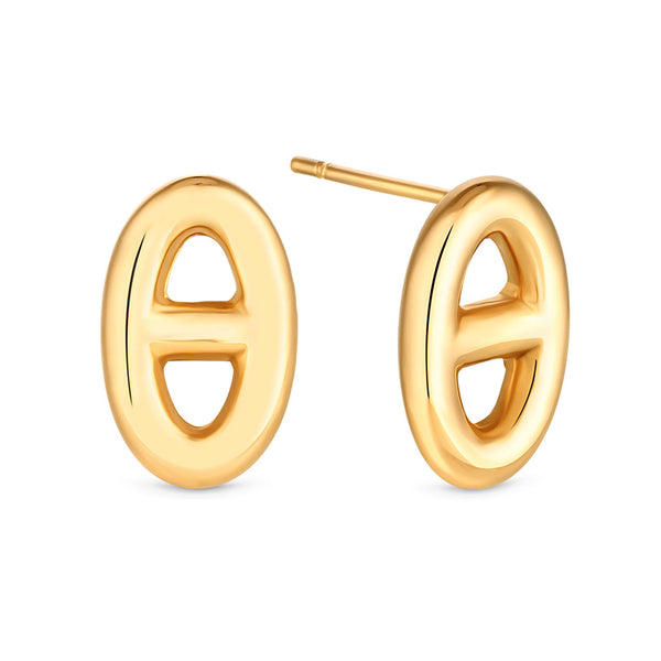 ANCHOR EARRINGS - GOLD