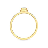 BEVEL RING - GOLD, SIZE 7