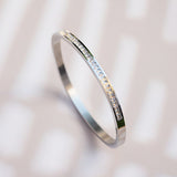 CAPTIVATE BANGLE - SILVER