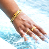 CHAINS BRACELET - GOLD