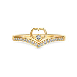 CHERISH RING - GOLD, SIZE 6