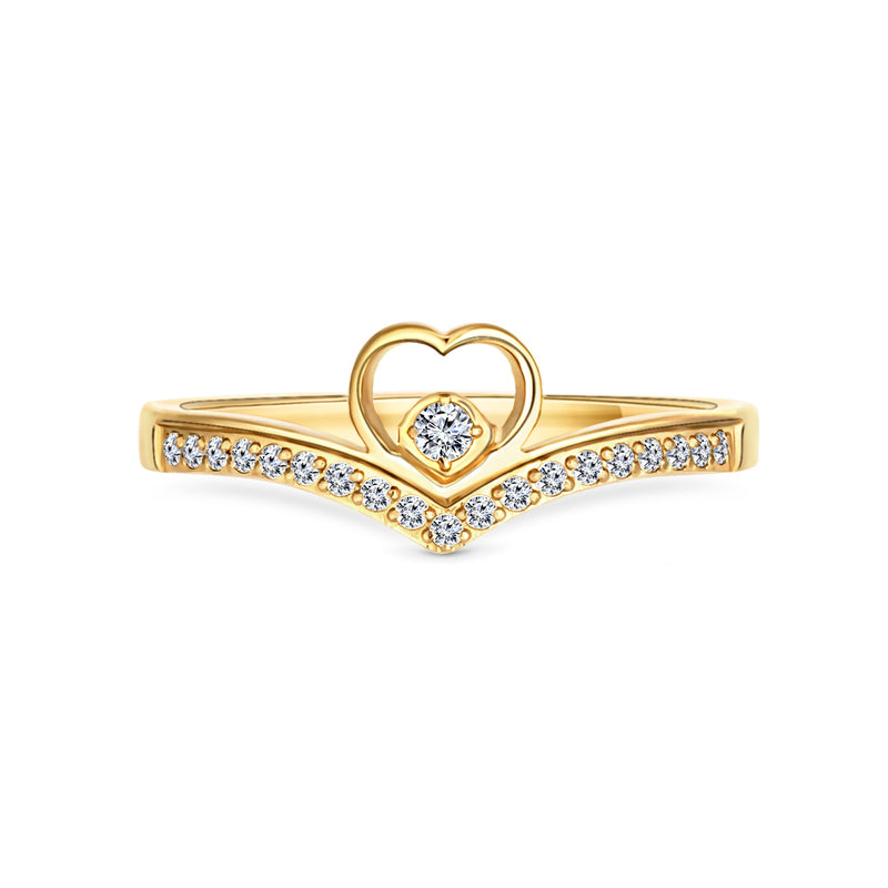 CHERISH RING - GOLD, SIZE 6
