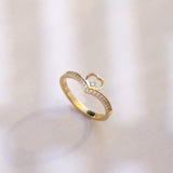 CHERISH RING - GOLD, SIZE 6