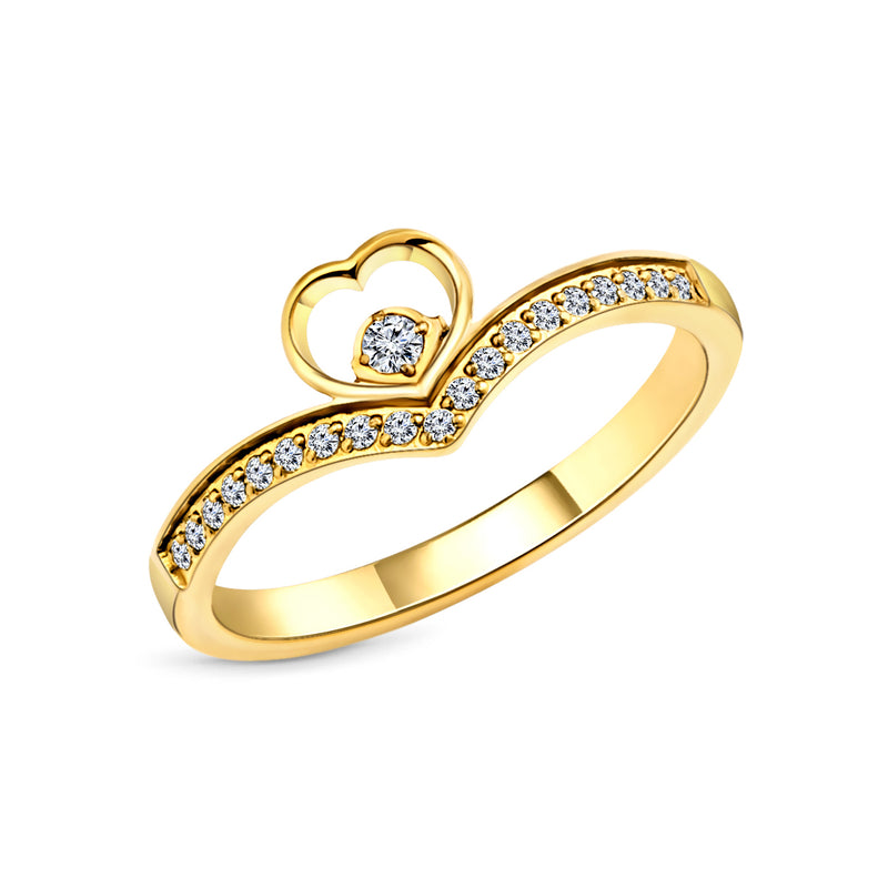 CHERISH RING - GOLD, SIZE 6