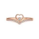 CHERISH RING - ROSE, SIZE 6
