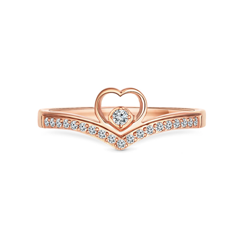 CHERISH RING - ROSE, SIZE 6