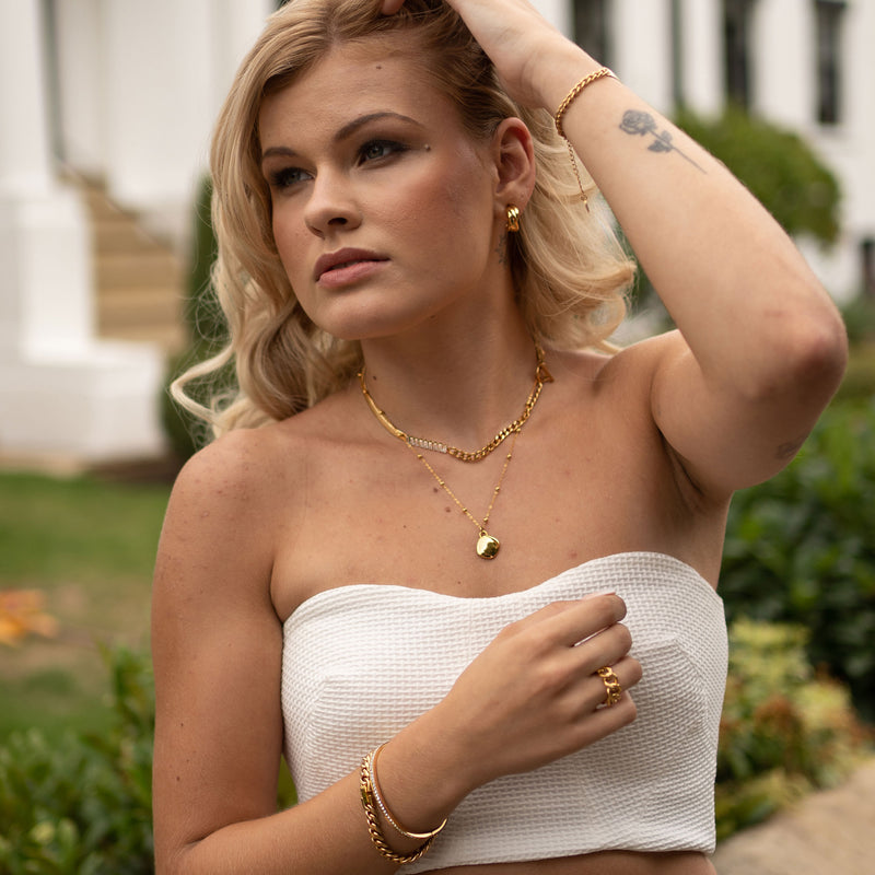 CUP EARRINGS - GOLD
