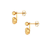 HEX EARRINGS - GOLD