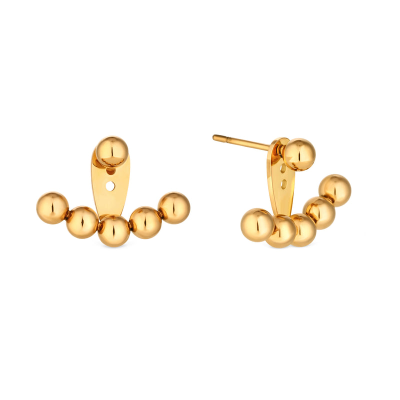 HEX EARRINGS - GOLD