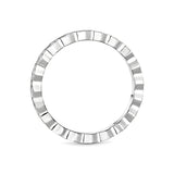 HEX RING - SILVER, SIZE 6