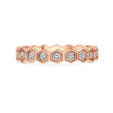 HEX RING - ROSE, SIZE 6