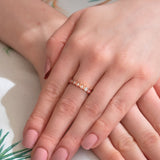 HEX RING - ROSE, SIZE 6