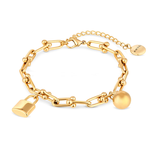 PADLOCK BRACELET - GOLD