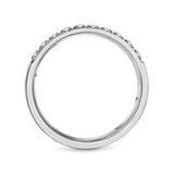 PAVE RING - SILVER, SIZE 6