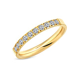PAVE RING - GOLD, SIZE 6