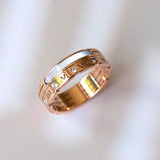 PROPHECY RING WITH PEARL - ROSE, SIZE 6