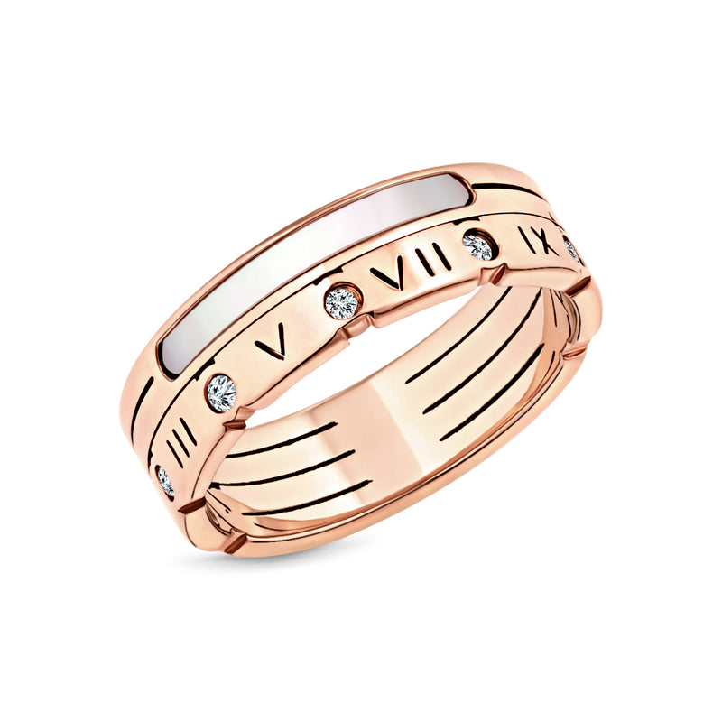 PROPHECY RING WITH PEARL - ROSE, SIZE 6