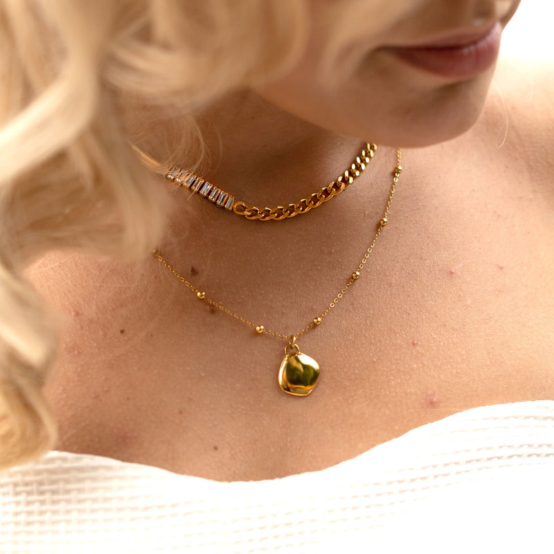 PEBBLE NECKLACE - GOLD