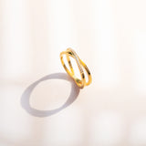 WOVEN RING - GOLD, SIZE 6